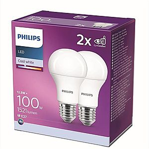Philips LED 12, 5-100W, E27 4000K, 2 db kép