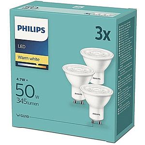Philips LED 4, 7-50W, GU10 2700K, 3 db kép
