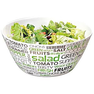 Kesper betűk - gyümölcsös- és salátástál, átmérő 25 cm, magasság 11 cm kép
