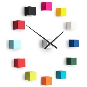 Future Time FT3000MC Cubic multicolor Design falra ragasztható óra, átmérő 50 cm kép