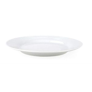 BASIC Porcelán desszertes tányér készlet, dekor nélküli, 19 cm, 6 db, fehér kép