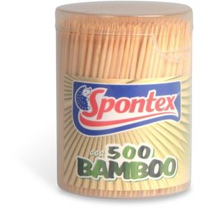 SPONTEX Bambusz fogpiszkáló 500 db kép