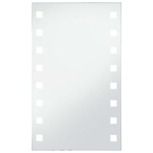 vidaXL LED-es fürdőszobai falitükör 60 x 100 cm kép