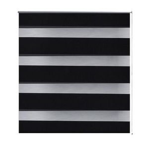 vidaXL Zebra roló 40 x 100 cm Fekete kép