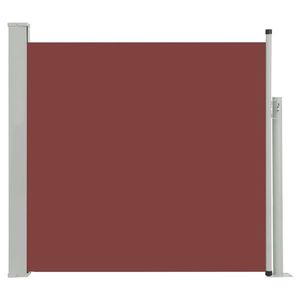 vidaXL barna kihúzható oldalsó teraszi napellenző 170 x 300 cm kép