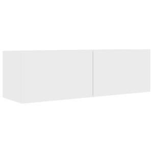 vidaXL fehér forgácslap TV-szekrény 100 x 30 x 30 cm kép