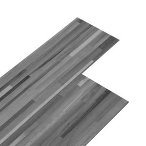 vidaXL csíkos szürke 3 mm-es öntapadó PVC padlóburkolat 4, 46 m² kép