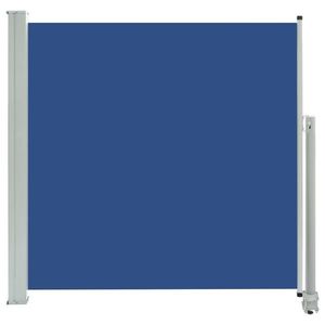 vidaXL kék behúzható oldalsó terasz napellenző 160 x 300 cm kép