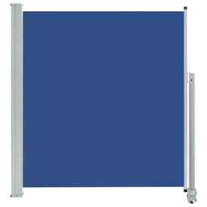vidaXL kék behúzható oldalsó teraszi napellenző 140 x 300 cm kép