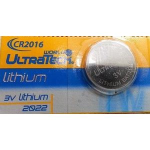 UltraTech Lithium B5 elem CR2016 kép