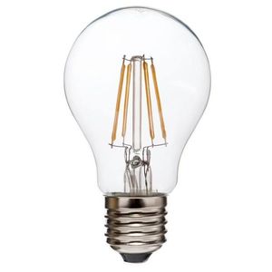 LED Filament körte 6W E27 330° KözépFehér átlátszó búra 4200 K, 650-700 lumen 2 év garancia kép