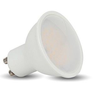 LED spot égő GU10 5W HidegFehér/6000K 420 lumen 120° tej búra 3 év garancia kép