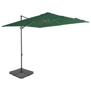 vidaXL zöld kültéri napernyő hordozható talppal kép