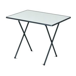 Kerti camping asztal SEVELIT 60 x 80 cm - antracit/fehér kép