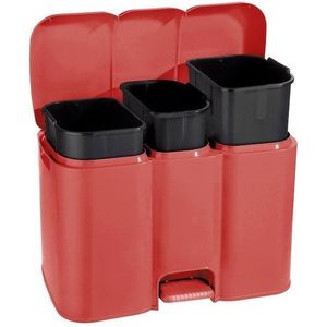 Tontarelli Válogatott hulladékgyűjtő Patty 3 darabos piros színű, 13 L + 8 L + 13 L kép