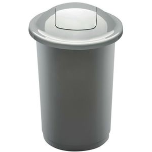 Top Bin szelektív hulladékgyűjtő kosár, 50 l, ezüst kép