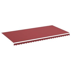 vidaXL burgundi vörös csere napellenző ponyva 6 x 3 m kép