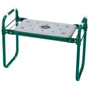 Draper Tools zöld vas összecsukható kerti szék/térdelő kép
