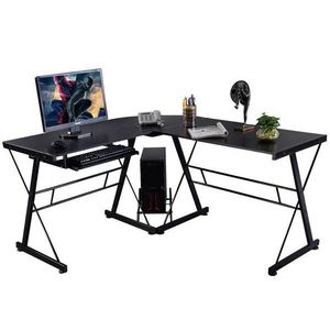 L alakú íróasztal-sötétbarna kép