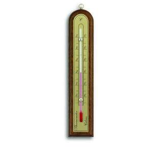 Szoba hőmérő elegáns, tömör fából, tölgy 12.1027.01 kép