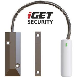 iGET SECURITY EP21 - vezeték nélküli mágneses érzékelő kapukhoz és vas ajtókhoz iGET M5-4G riasztóho kép