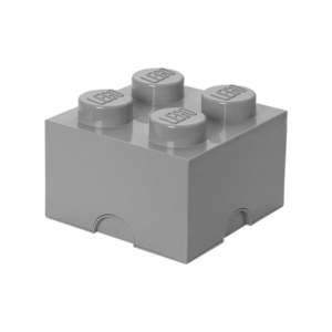 Szürke négyszögletes tárolódoboz - LEGO® kép
