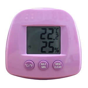 Digitális hőmérő páratartalom mérővel 0°+50°C ST504 lila kép