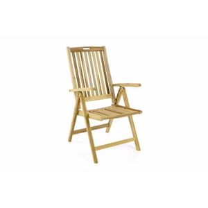 Kerti szék összecsukható DIVERO® - tíkfa kép