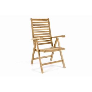 Kerti szék állítható DIVERO® - tíkfa kép
