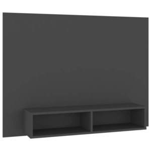 vidaXL szürke fali forgácslap TV-szekrény 120 x 23, 5 x 90 cm kép