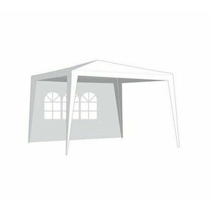 Oldalfal Kerti sátorra, ablakkal, 2, 95 x 1, 9 m fehér kép