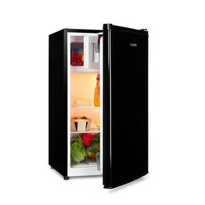 Klarstein Cool Cousin, hűtőszekrény fagyasztóval, 70/11 literes, 40 dB, E, fekete kép