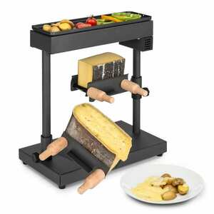 Klarstein Appenzell XL, raclette grillel, 600 W, termosztát, 2 sajttartó kép