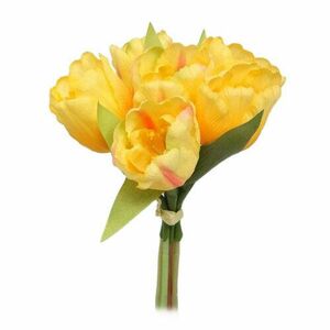 Tulipán művirág köteg, sárga kép