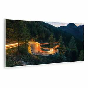 Klarstein Wonderwall Air Art Smart, infravörös fűtőtest, hegyi út, 120 x 60 cm, 700 W kép