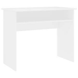 vidaXL fehér forgácslap íróasztal 90 x 50 x 74 cm kép