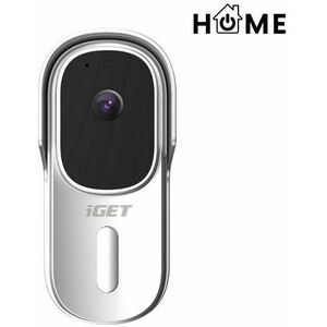 iGET HOME Doorbell DS1 White - akkumulátoros WiFi videó kaputelefon FullHD videó- és hangátvitellel kép