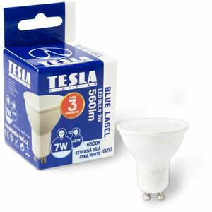 TESLA LED GU10, 7 W, 560 lm, 6500 K, hideg fehér kép