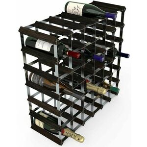 RTA borállvány 42 borosüvegnek, fekete kőris - horganyzott acél / kibontva kép