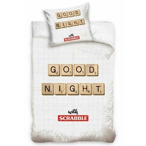 CARBOTEX kétoldalas Scrabble jó éjszakát 140×200 cm kép