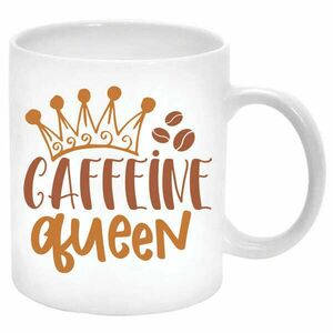 Koffein Királynő Bögre (feliratozható) kép