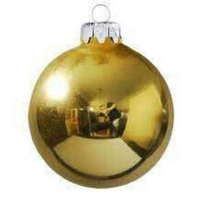 Arany gömb karácsonyfa dísz 5, 7cm/db kép