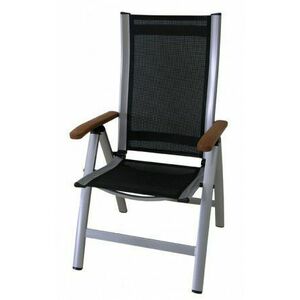 SUN GARDEN Kerti szék állítható ASS COMFORT Fekete kép