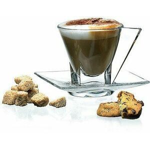 Cappuccino csésze és csészealj készlet FUSION 190 ml 4 darab kép
