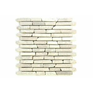 Mozaik burkolat DIVERO® 1m2 - márvány, krémszín kép