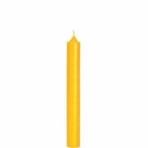 RAINBOW gyertya sárga 18cm 8h kép