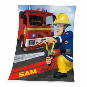 Herding Sam, a tűzoltó gyermek takaró, 130 x 160 cm kép