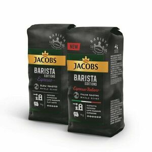Jacobs Barista PACK Espresso 1000g + Esp. Italiano 1000g, zrnková káva kép
