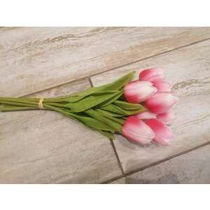 Gumi tulipán rózsaszín 10 szálas kép