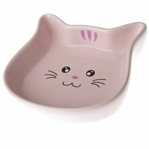 Little Cat kerámiatál, rózsaszín kép